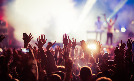 Crowd concert